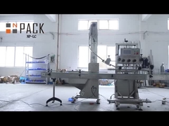 Máy nắp vít cao tốc tự động 6 bánh chai thủy tinh với thang máy nắp