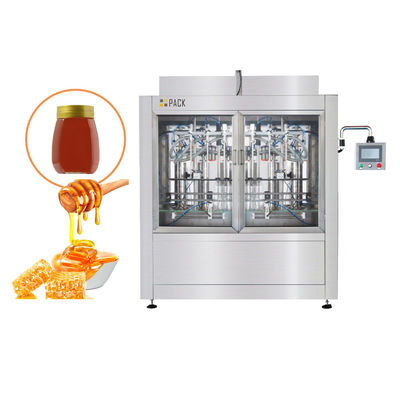 Động cơ tự động Servo 500ml Máy điền mật ong cho thùng thủy tinh Driver với sưởi ấm và Mxing