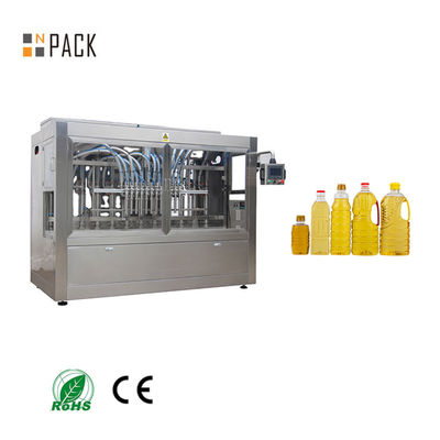 Máy chiết rót dầu bắp tự động Npack độ chính xác cao Dây chuyền sản xuất dầu bắp cho chai