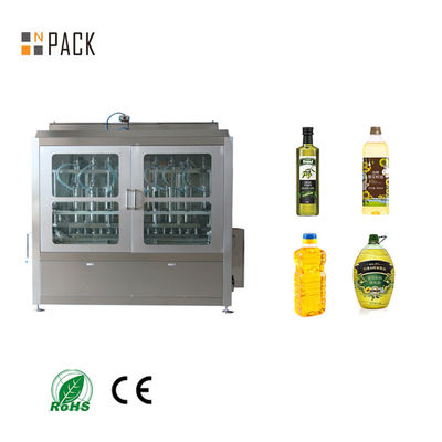Máy bơm pít-tông thể tích tự động Máy chiết rót dầu ô liu cho chai thủy tinh