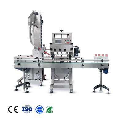 Máy nắp chai tuyến tính 6 bánh tự động
