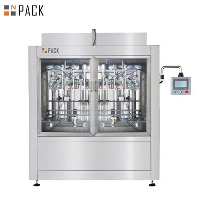 Máy điền piston khối lượng tự động với nhiều đầu hệ thống trực tuyến chạy bằng servo