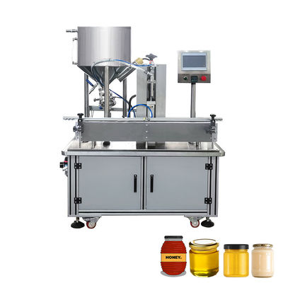 Npack Tự động một vòi kẹo mật ong bột bơm thủy tinh bình nạp máy cho bình