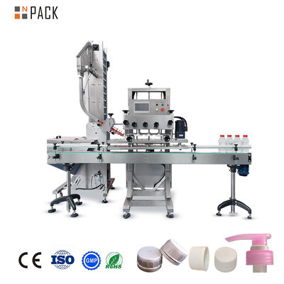 Npack Máy nắp chai rượu vang nước giải khát nước hoa tự động đầy đủ với điều khiển PLC