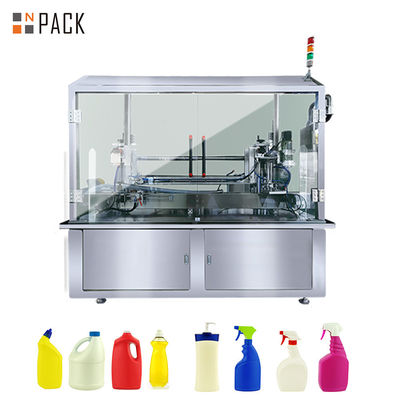 Máy giặt chai bơm và hút khí tự động tốc độ cao cho chai nhựa