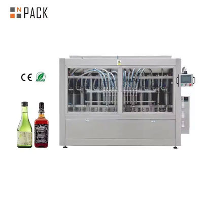 Máy đóng chai chai thủy tinh Vodka có độ chính xác cao tự động