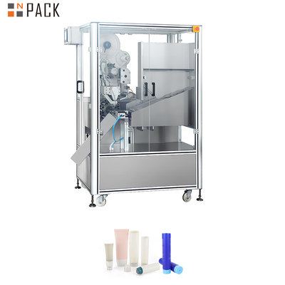 Máy dán nhãn tuýp tròn nhôm kem đánh răng và kem dưỡng da Npack Cosmetic, máy dán nhãn tuýp mềm bằng nhựa