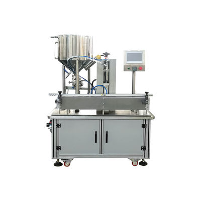 Máy bơm cánh quạt đơn tự động Máy chiết rót mật ong nhỏ cho lọ thủy tinh